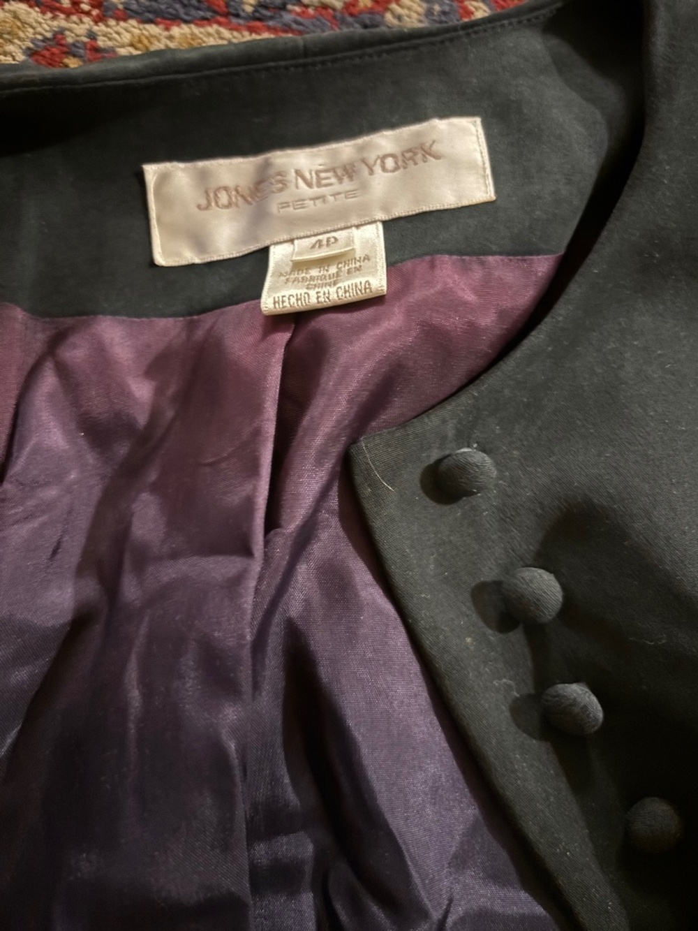 Vintage silk blazer